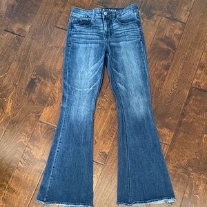American Eagle Outfitters Dark Blue Flare Jeans